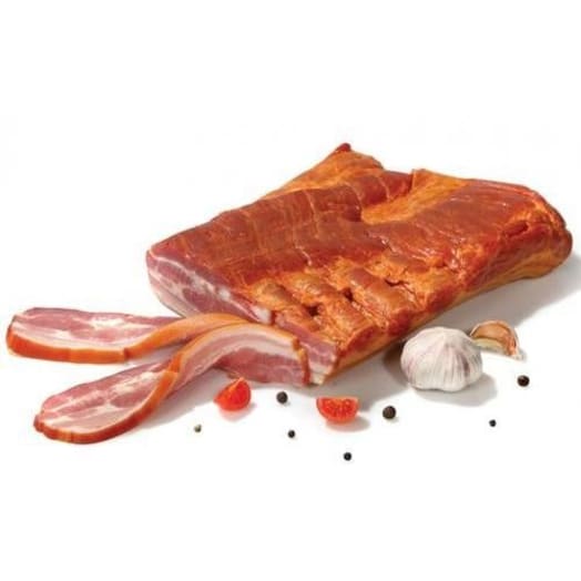 KORONA Boczek duński parzony - plastry