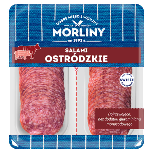 MORLINY Salami ostródzkie - plastry