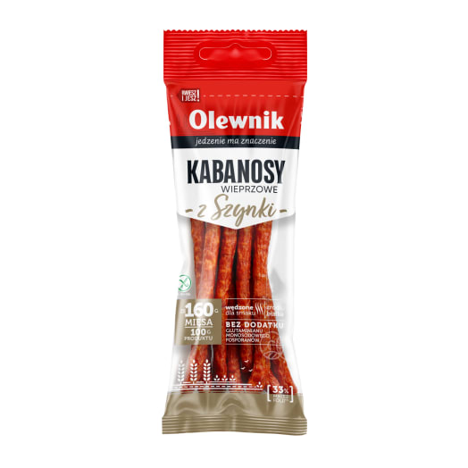 OLEWNIK Kabanosy wieprzowe bezglutenowe