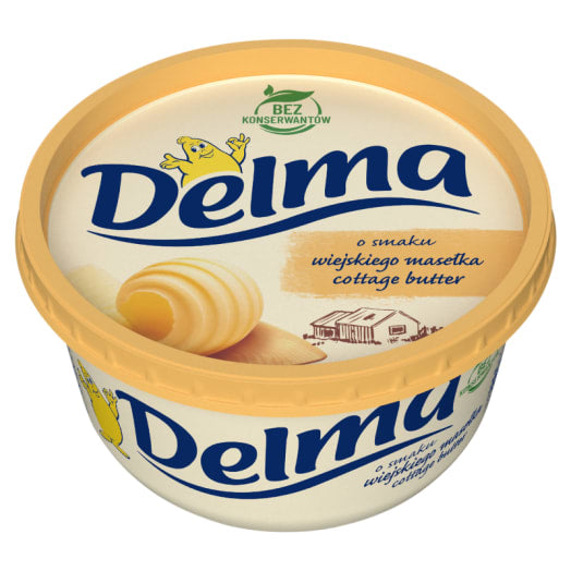 DELMA Do Kanapek Margaryna o smaku wiejskiego masełka