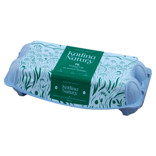 KOTLINA NATURY Jaja kurze z chowu na wolnym wybiegu (rozmiar L) - 10 szt.