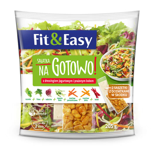 FIT&EASY Sałatka na gotowo z bobem