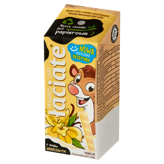 ŁACIATE Mleko UHT o smaku waniliowym