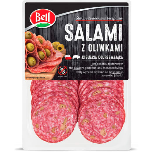 BELL Salami z oliwkami