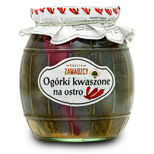 BRACIA ZAWADZCY Ogórki kwaszone na ostro
