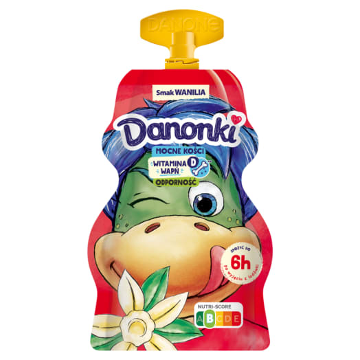 DANONKI Jogurt o smaku waniliowym - saszetka
