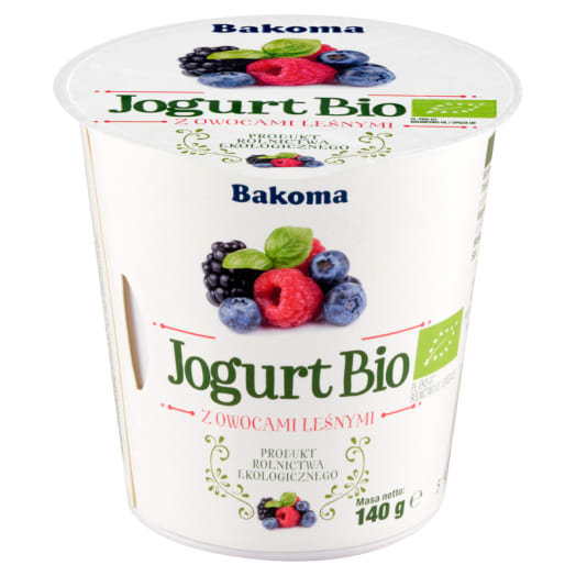BAKOMA Jogurt z owocami leśnymi BIO